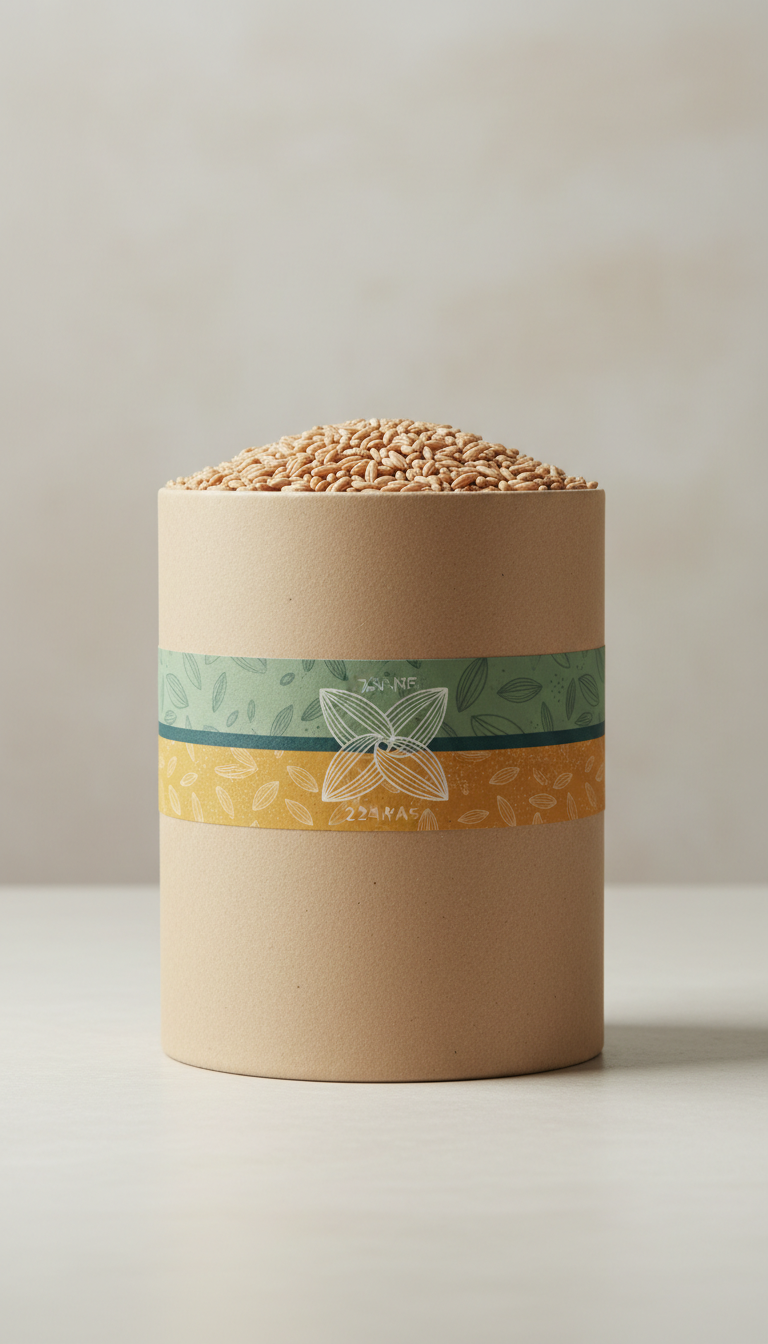 Organic Rye Grain Drum
